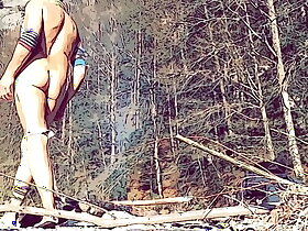 Full-grown crude clip enjoys nudism convenient a catch littoral